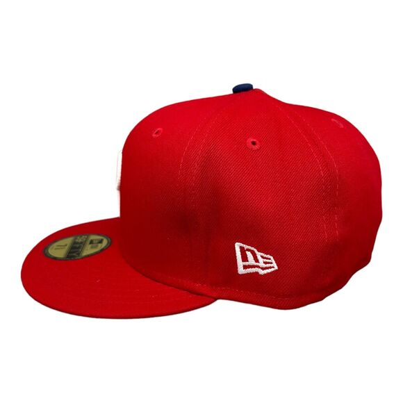 New‎ Era 59FIFTY Philadelphia Phillies Fitted Hat Men’s Sz 7-3/4 - Picture 4 of 5
